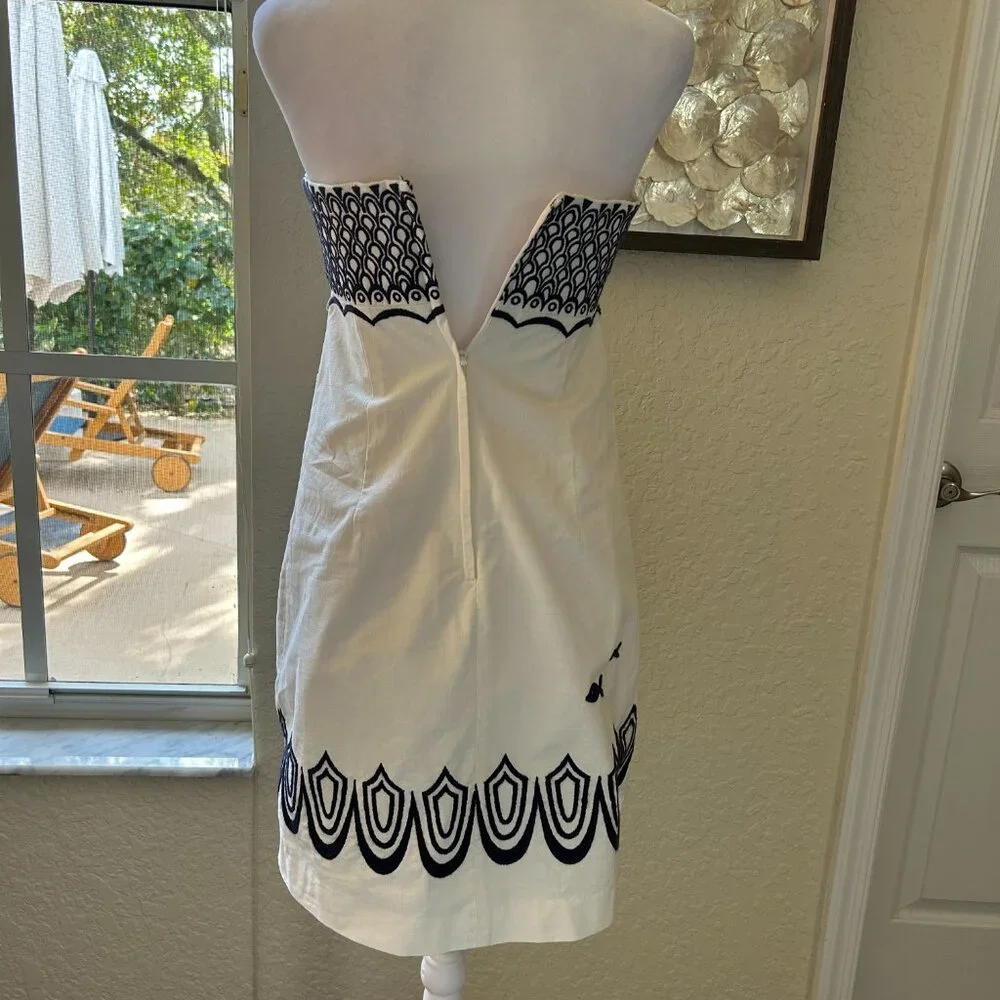 Lilly Pulitzer Fly Me To The Sea Strapless Dress - Picture 5 of 5